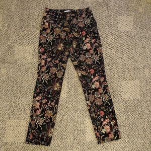 Floral pattern floral pants